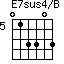 E7sus4/B=013303_5