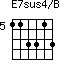 E7sus4/B=113313_5