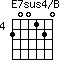 E7sus4/B=200120_4