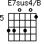 E7sus4/B=330301_5
