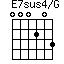 E7sus4/G=000203_1