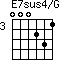 E7sus4/G=000231_3