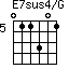 E7sus4/G=011301_5