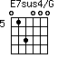 E7sus4/G=013000_5