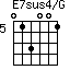 E7sus4/G=013001_5
