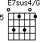 E7sus4/G=031301_5