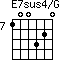 E7sus4/G=100320_7