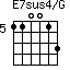 E7sus4/G=110013_5