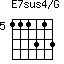 E7sus4/G=111313_5