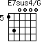 E7sus4/G=130000_5