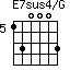 E7sus4/G=130003_5