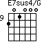 E7sus4/G=201000_9