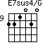 E7sus4/G=221020_9