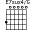 E7sus4/G=300000_1