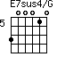 E7sus4/G=300010_5