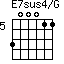 E7sus4/G=300011_5