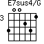 E7sus4/G=300231_3