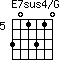 E7sus4/G=301310_5
