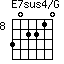 E7sus4/G=302210_8