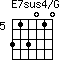 E7sus4/G=313010_5