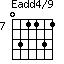Eadd4/9=031131_7