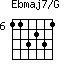 Ebmaj7/G=113231_6