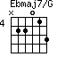 Ebmaj7/G=N22013_4