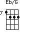 Eb/G=1222_7