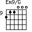 Em9/G=211000_9