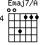 Emaj7/A=003111_4