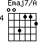 Emaj7/A=003112_4