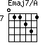 Emaj7/A=011231_7