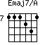 Emaj7/A=111231_7