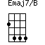Emaj7/B=2444_1