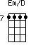 Em/D=1111_7