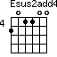 Esus2add4=201100_4