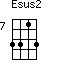 Esus2=3313_7