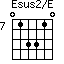 Esus2/E=013310_7