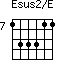 Esus2/E=133311_7