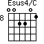 Esus4/C=002201_8