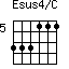 Esus4/C=333111_5