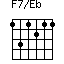 F7/Eb=131211_1