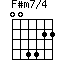 F#m7/4=004422_1