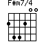 F#m7/4=244200_1
