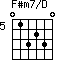 F#m7/D=013230_5