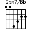 Gbm7/Bb=004322_1