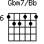 Gbm7/Bb=122121_6