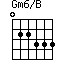 Gm6/B=022333_1