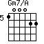 Gm7/A=100022_5
