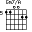 Gm7/A=110022_5